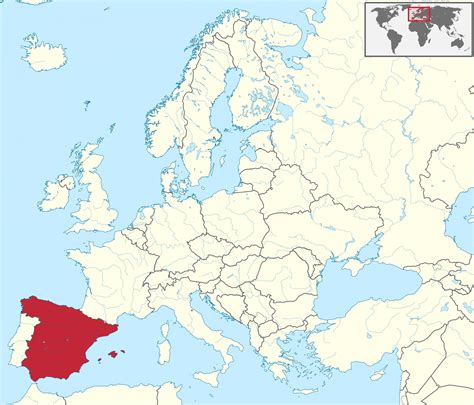 Training and Certification Options for MAP Spain in Map of Europe